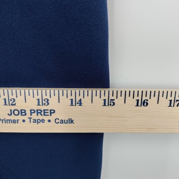 New JS Collections Tulip Sleeve V Neck Mini Structured Dress Size 2 Women Blue - Picture 14 of 16